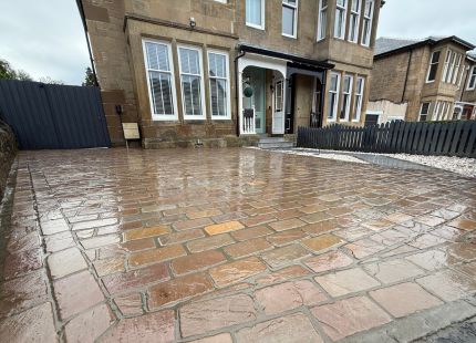 cobbled driveway