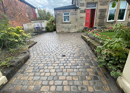 cobble driveway